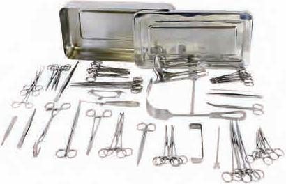 Boîtes d'instruments de chirurgie par spécialité