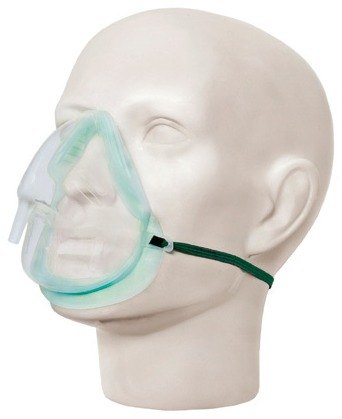 Masque à oxygène adulte, moyenne concentration, usage unique