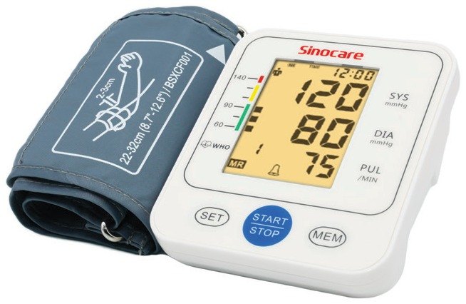 Tensiomètre électronique au bras Sinocare BSX-516